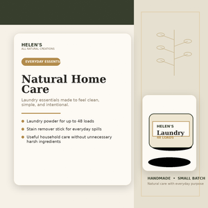 Helen’s All-Natural Laundry Powder (48 Loads) by Helen's All Natural Creations, laundry detergent detail photo 5