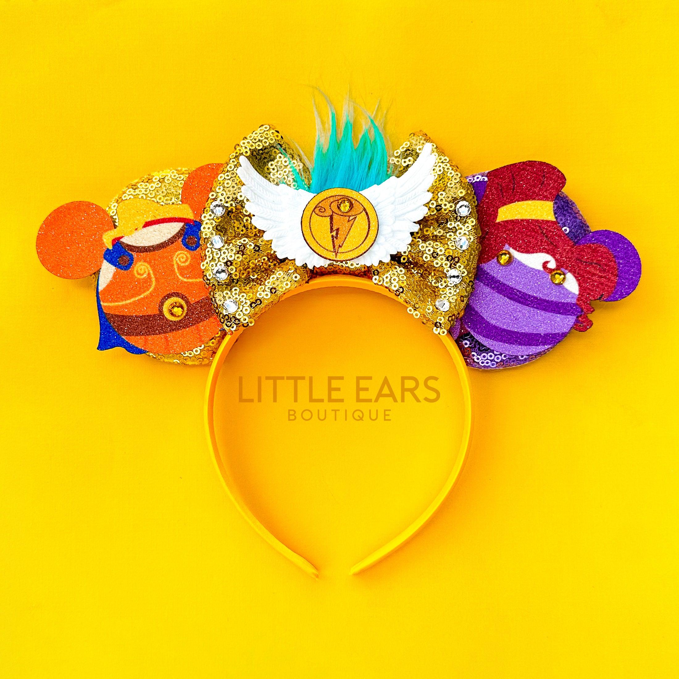 Hercules inspired handmade theme park ears by Little Ears Boutique