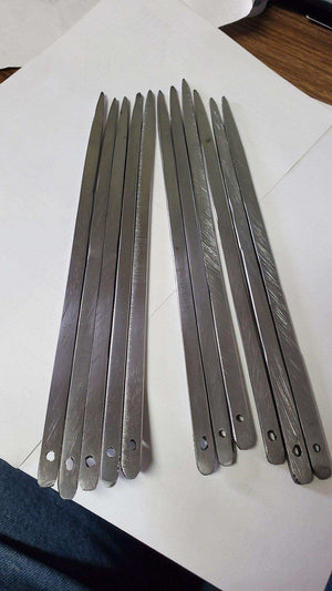 Broom making Needle, single point needle Bodkin Needle, Nalbinding Needle, Nålbinding Needle, Naalbinding Needle, detail view