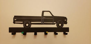 Ford Square Body Truck Keychain Rack – Steel Wall Mounted Classic Pickup Organizer