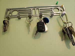 BMW 2002 Grill Keychain Rack – Classic Euro Steel Wall Mounted Organizer