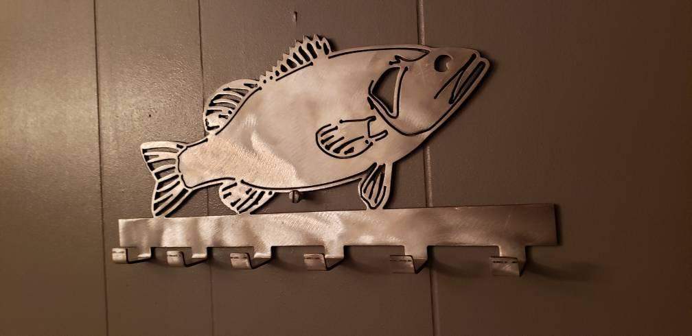 Large Mouth Bass Keychain Rack