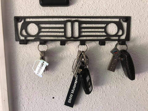BMW 2002 Grill Keychain Rack – Classic Euro Steel Wall Mounted Organizer