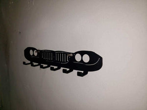 BMW E82 135i Grill Keychain Rack – Steel Wall Mounted Euro Car Organizer detail view by Martin Metalwork LLC