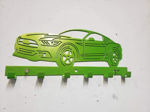 Ford S-550 Mustang GT Keychain Rack – Steel Wall Mounted Modern Muscle Organizer