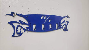 Dodge Hellcat R/T Keychain Rack – Steel Wall Mounted Muscle Car Organizer