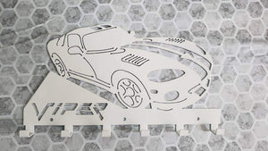 Dodge Viper Keychain Rack – Steel Wall Mounted American Muscle Organizer