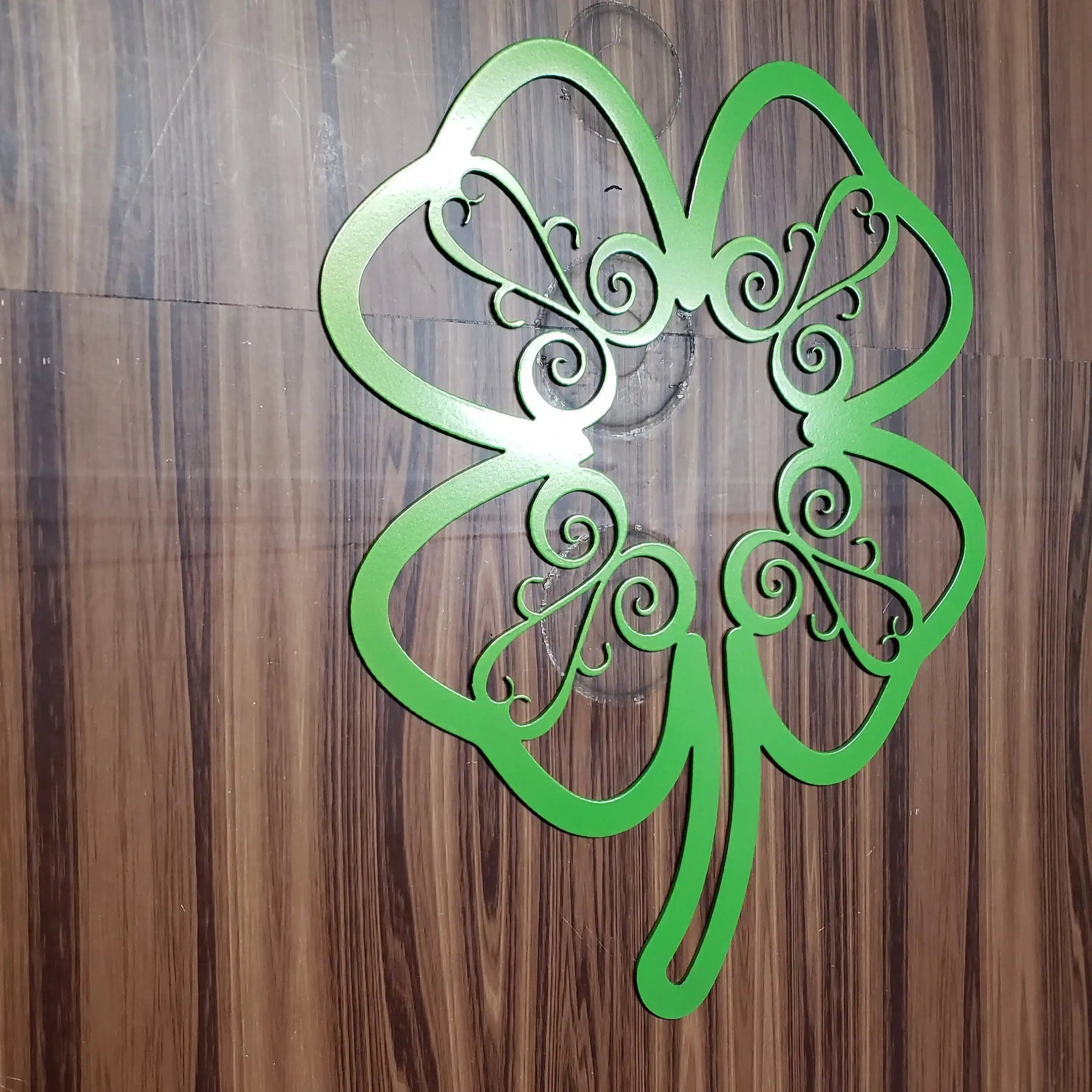 Shamrock Metal Wall Art – Lucky Four Leaf Clover Irish Decor for Home or St. Patrick’s Day