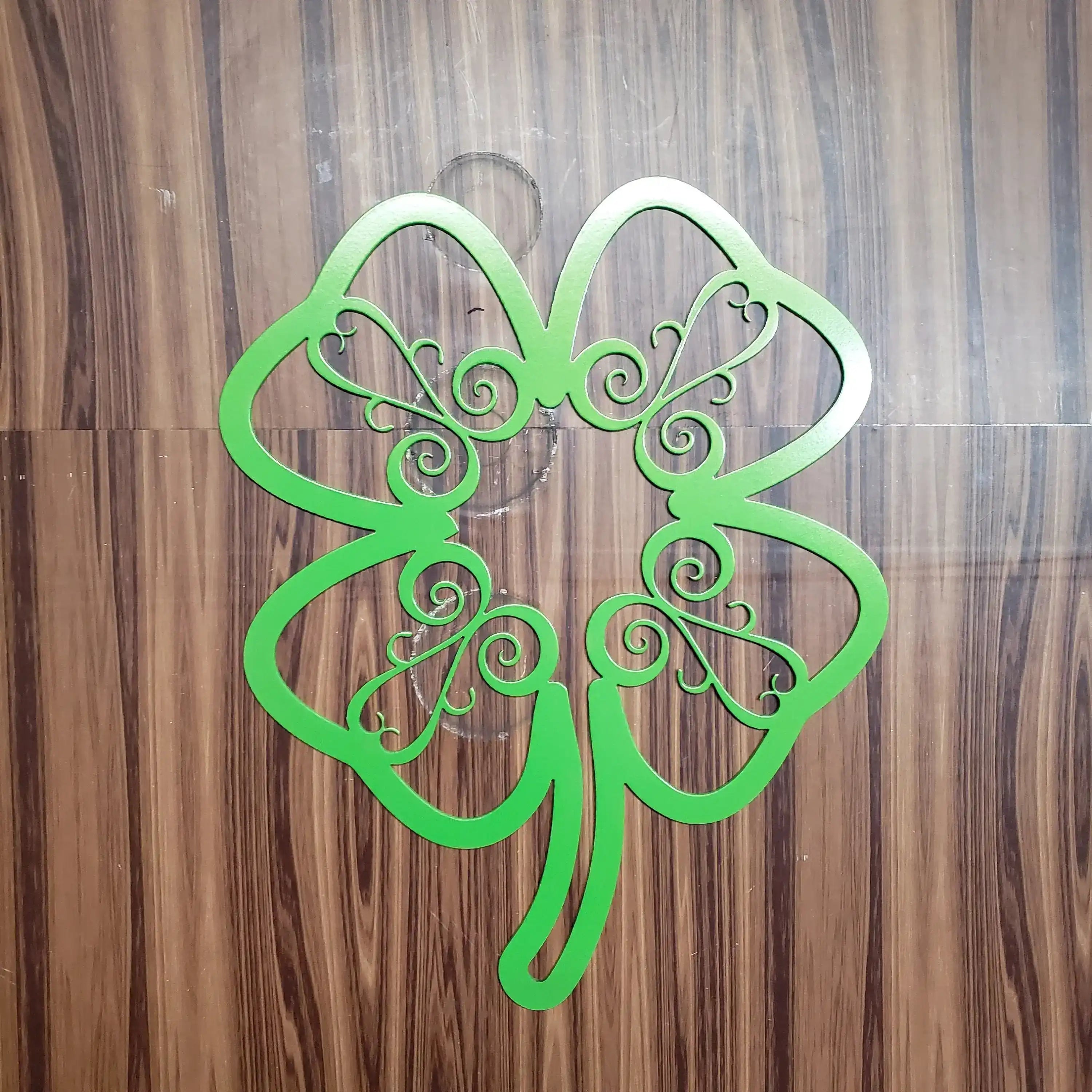 Shamrock Metal Wall Art – Lucky Four Leaf Clover Decor
