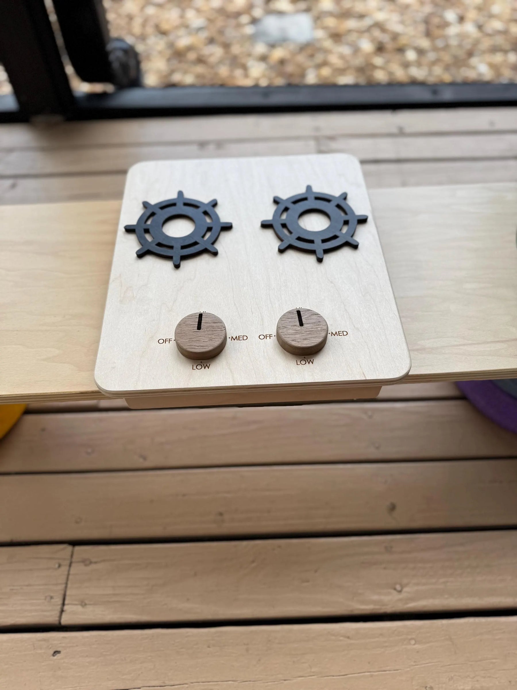 Play Kitchen Cooktop Sink Topper for Balance Board