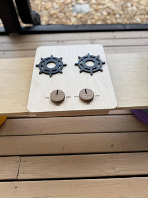 Play Kitchen Cooktop Sink Topper for Balance Board