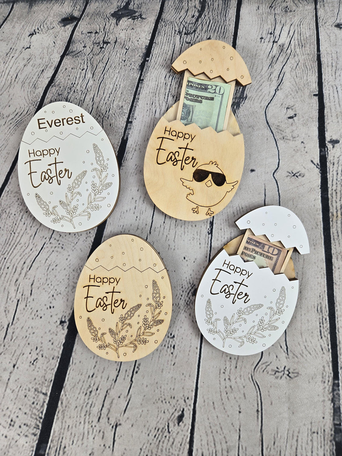 Easter Egg Money Holder detail view by EverLee Creations