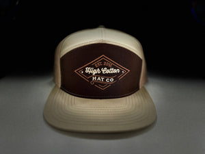 Alternate view of Rusk Khaki 7-Panel Hat by High Cotton Hat Co