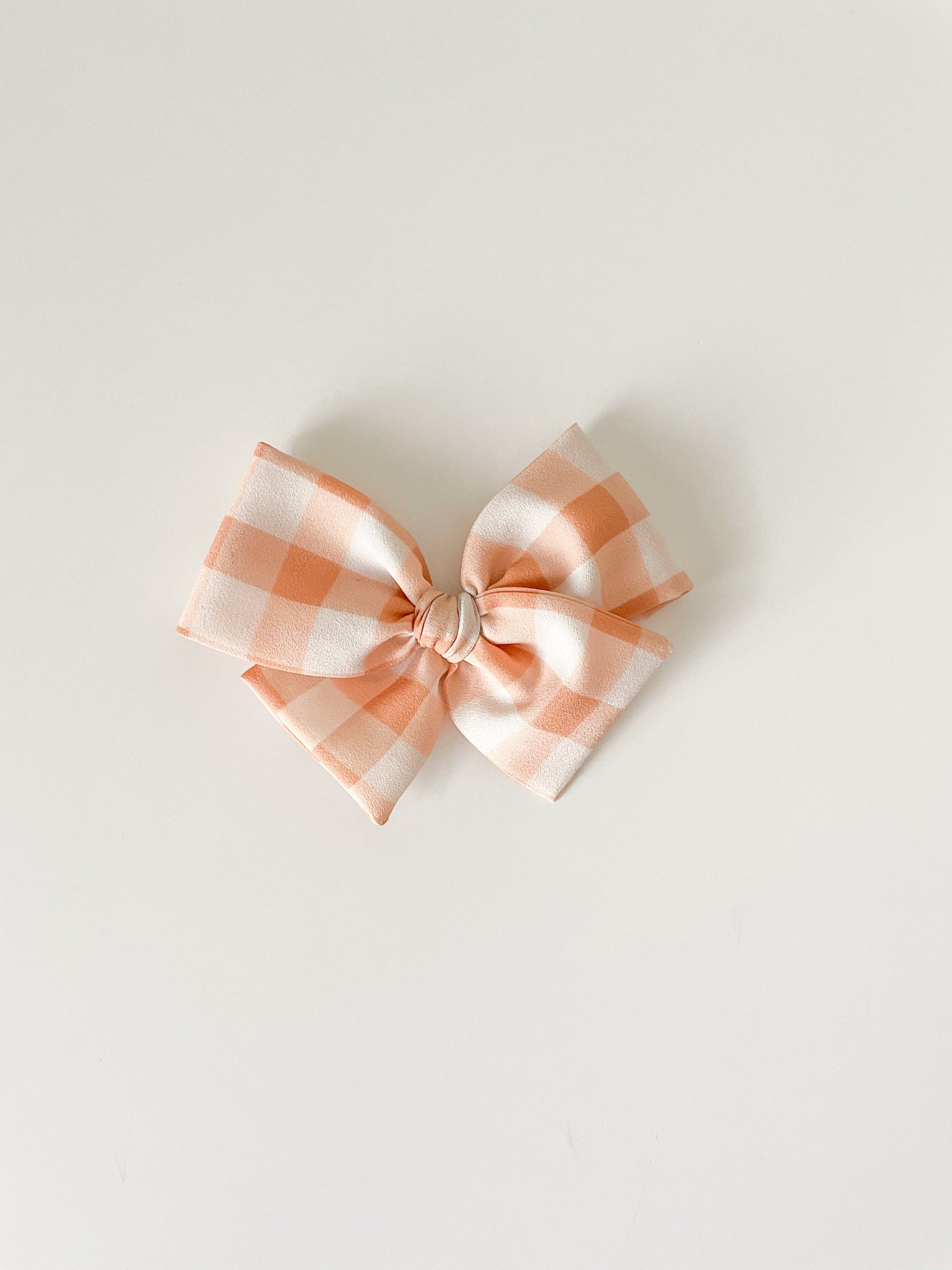 Peach Gingham Pinwheel by Boosh Baby image 1