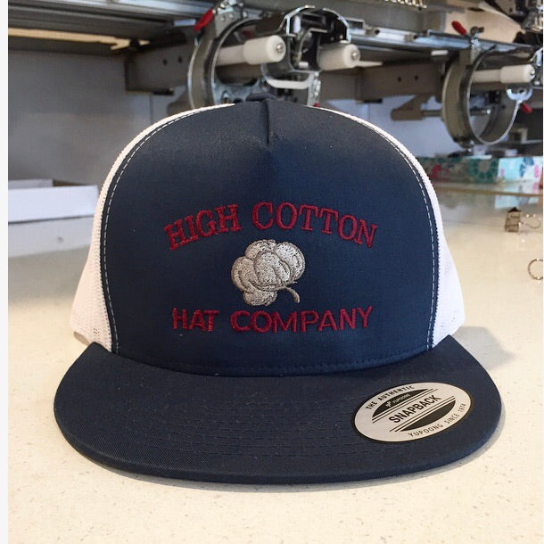 Alternate view of Cotton Top Flat Bill Hat by High Cotton Hat Co