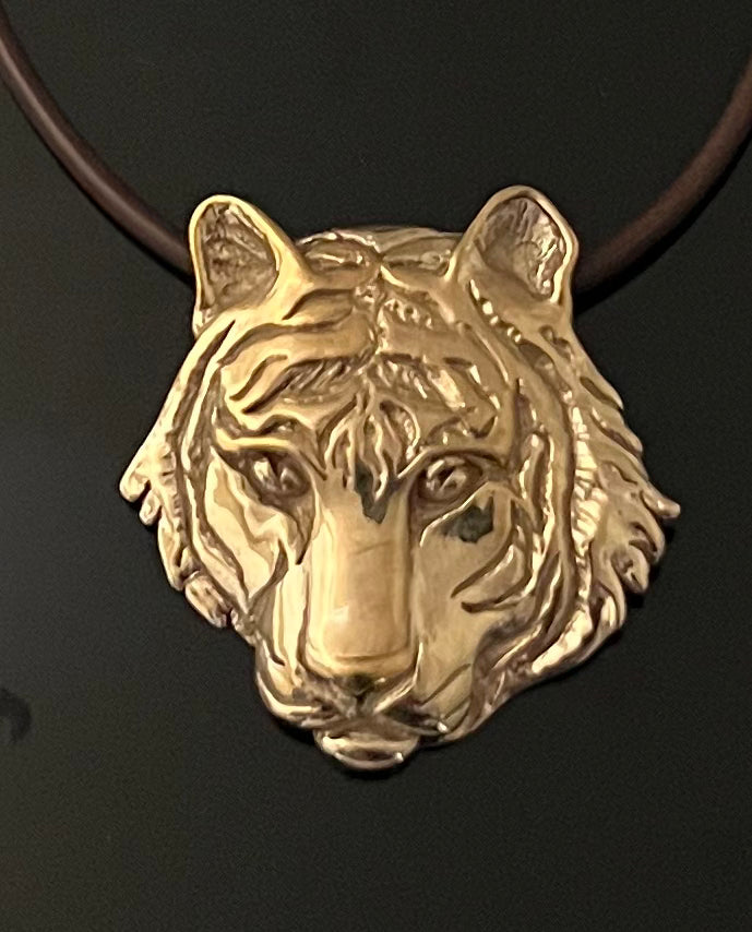 Bronze Tiger Pendant-BRW1006