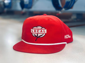Detail view of Old School Local Hat by High Cotton Hat Co