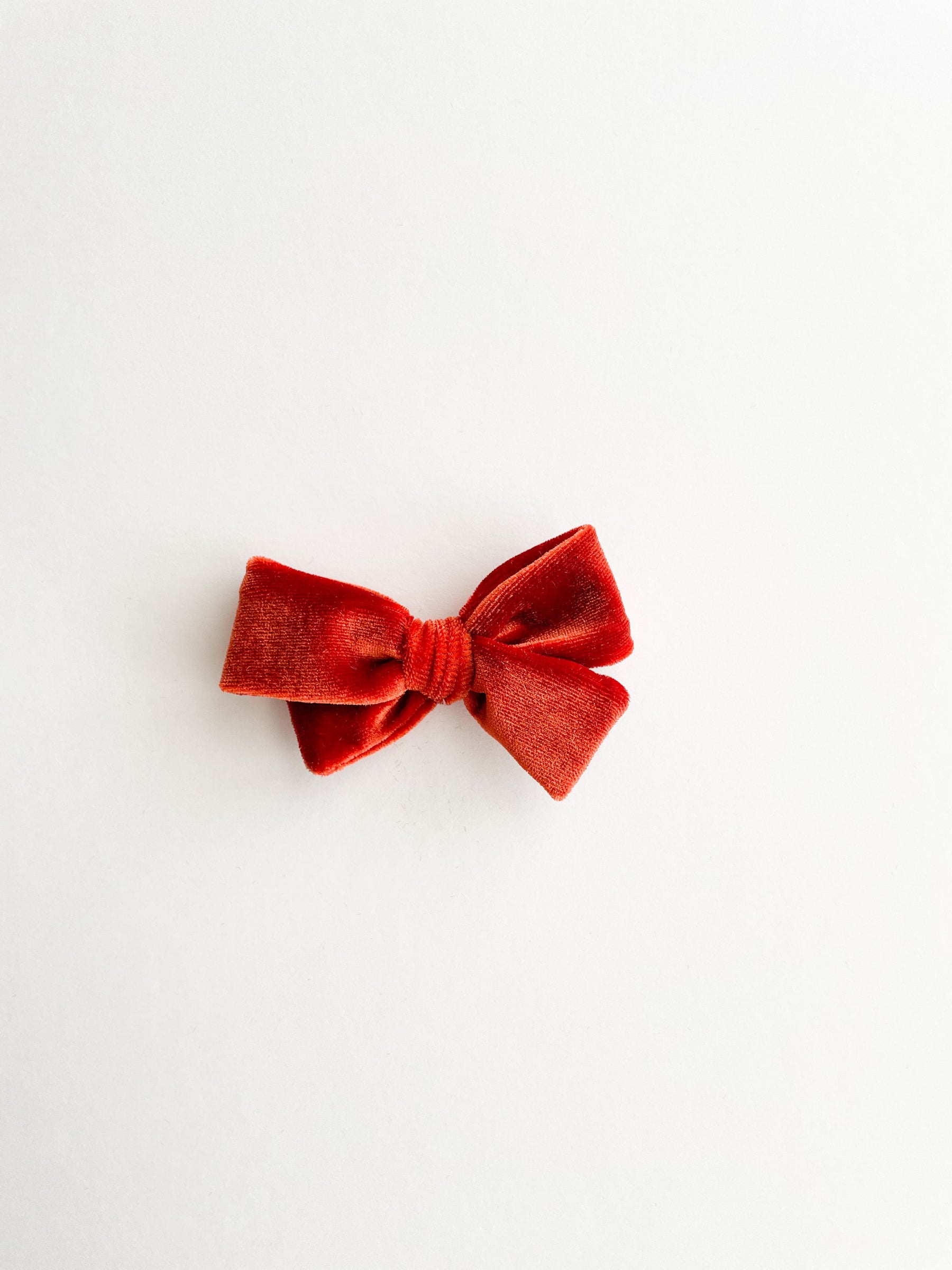 Burnt Orange Velvet Pinwheel by Boosh Baby image 1