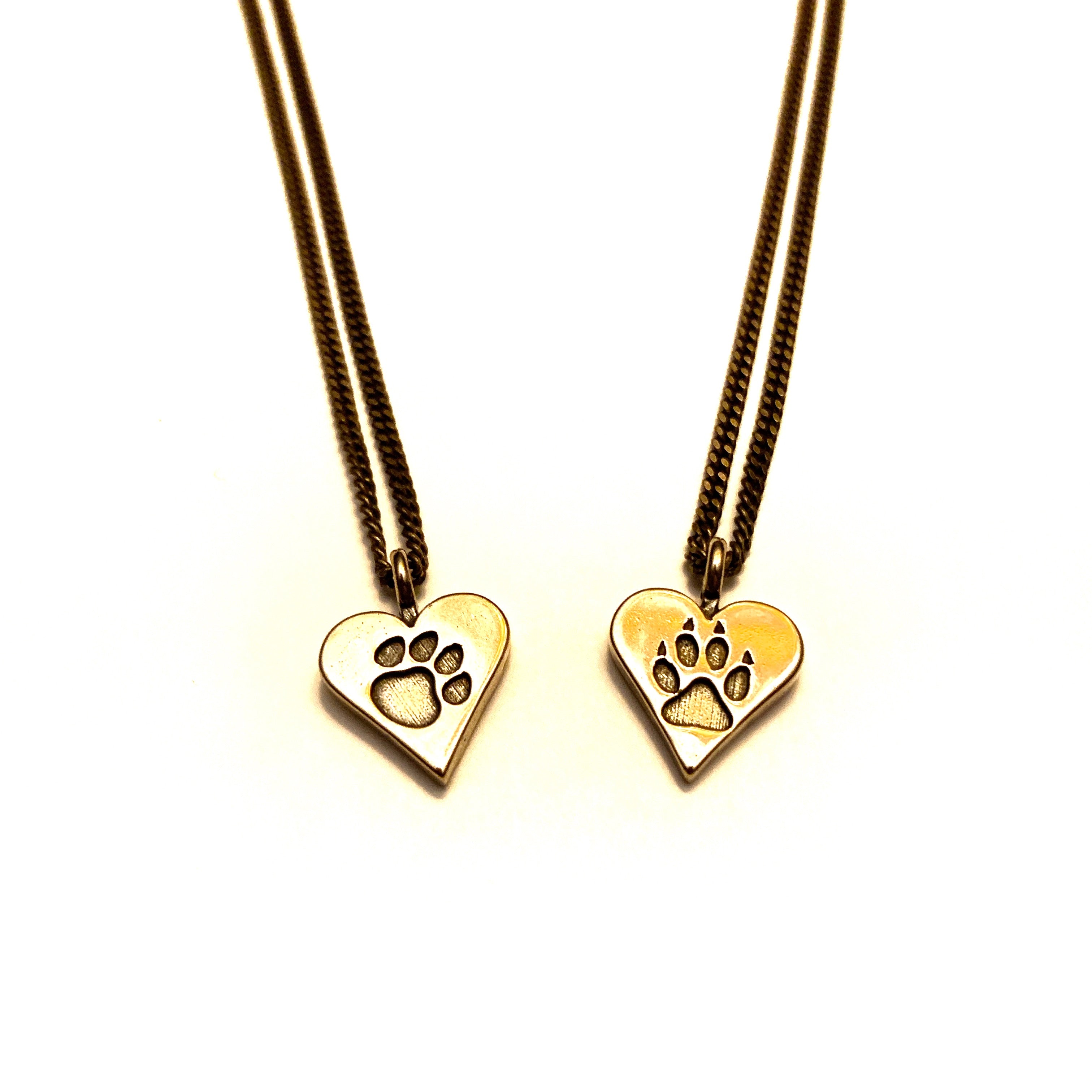 Dog Lover or Cat Lover Necklace - Bronze Choker Charm by Forged By Fire — view 1 of 2