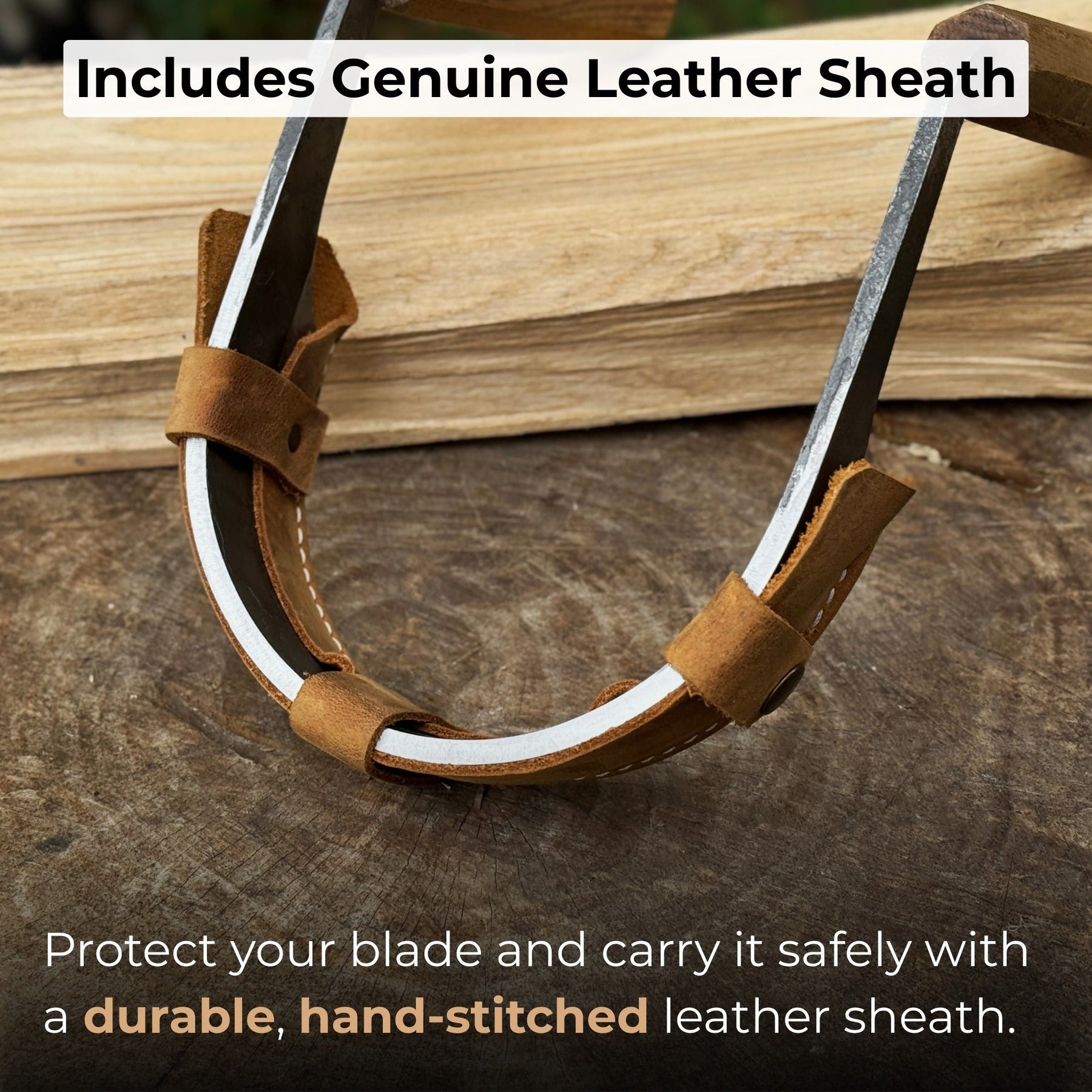 Inshave (Half-Rounded Drawknife), 13 cm (5.1 inches)