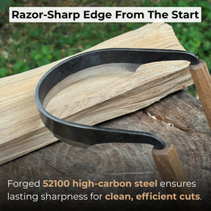 Inshave (Half-Rounded Drawknife), 16.5 cm (6.5 inches)