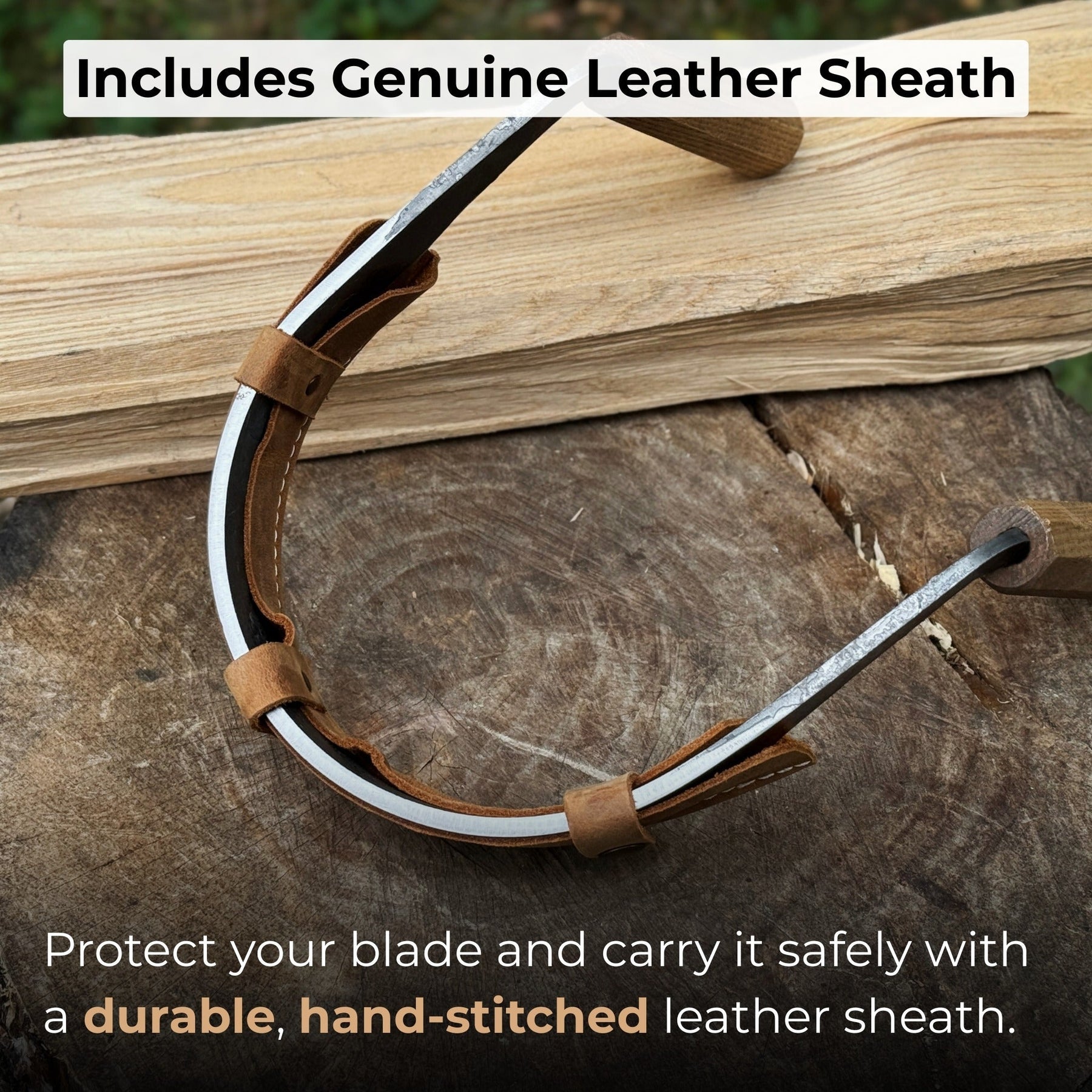 Inshave (Half-Rounded Drawknife), 16.5 cm (6.5 inches)