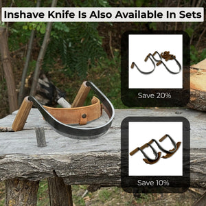 Inshave (Half-Rounded Drawknife), 16.5 cm (6.5 inches)