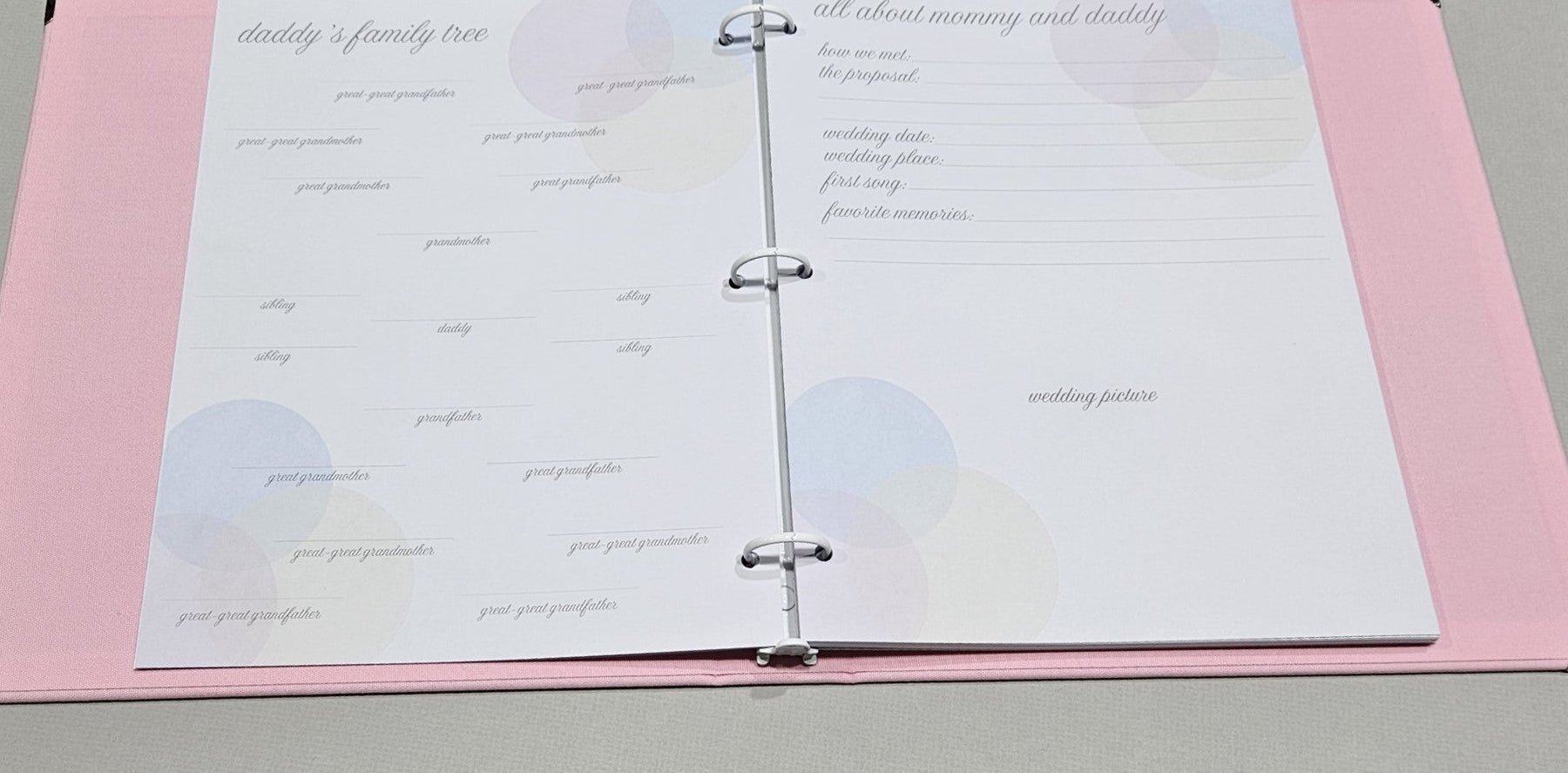 The Icon Collection - A Modern Baby Book by AP Creations in Tuscaloosa, paper gift detail photo 5