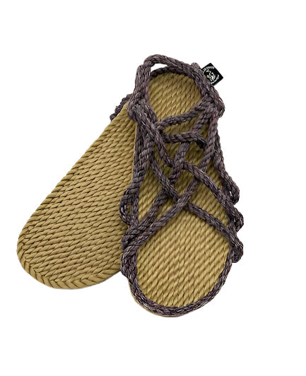 JC Bi Color handmade rope sandals by Nomadic State of Mind, view 7