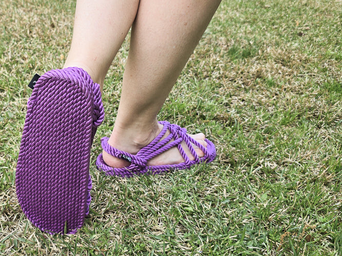 JC - Mulberry handmade rope sandals by Nomadic State of Mind, view 2