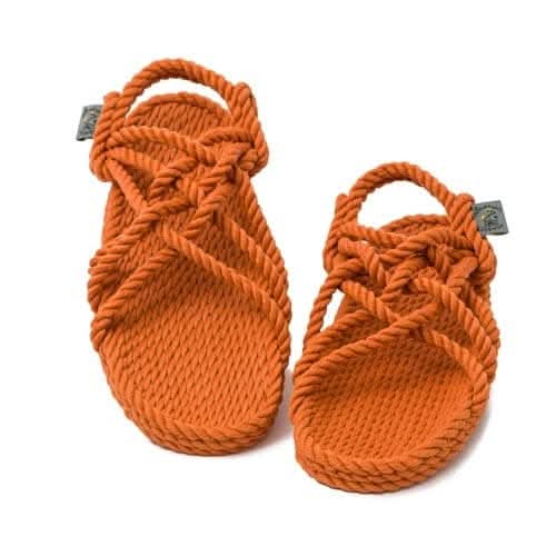 JC - Pumpkin handmade rope sandals by Nomadic State of Mind, view 2