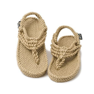 Jester Camel handmade rope sandals by Nomadic State of Mind, view 2