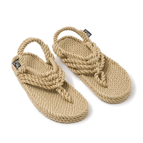 Jester Camel handmade rope sandals by Nomadic State of Mind, view 3