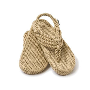 Jester Camel handmade rope sandals by Nomadic State of Mind, view 4