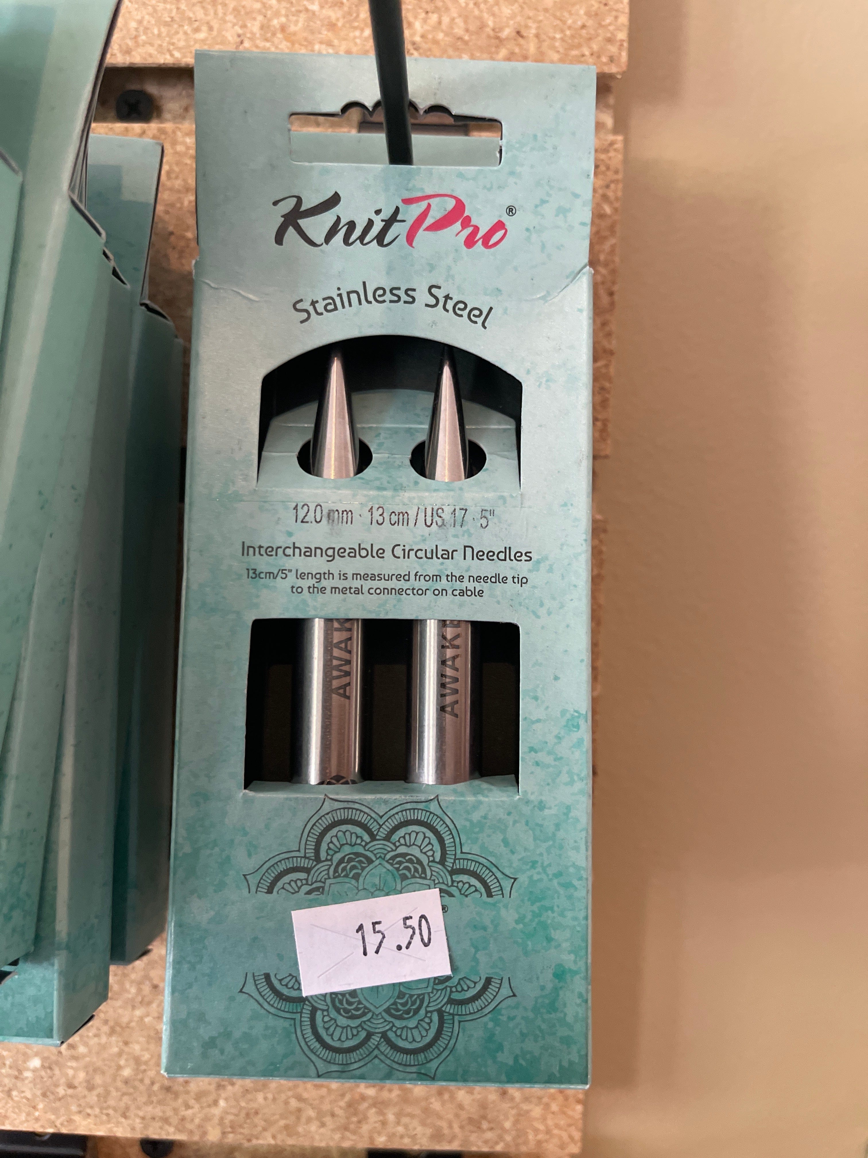 5” KnitPro Stainless Steel Interchangeable Circular Needles Knitting Needles by Mountaintop Yarn
