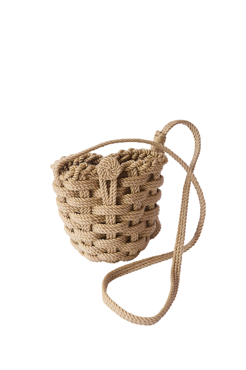 Kyiv Bag handwoven rope bag by Nomadic State of Mind