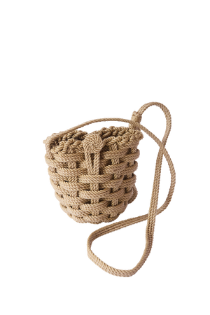 Kyiv Bag handwoven rope bag by Nomadic State of Mind