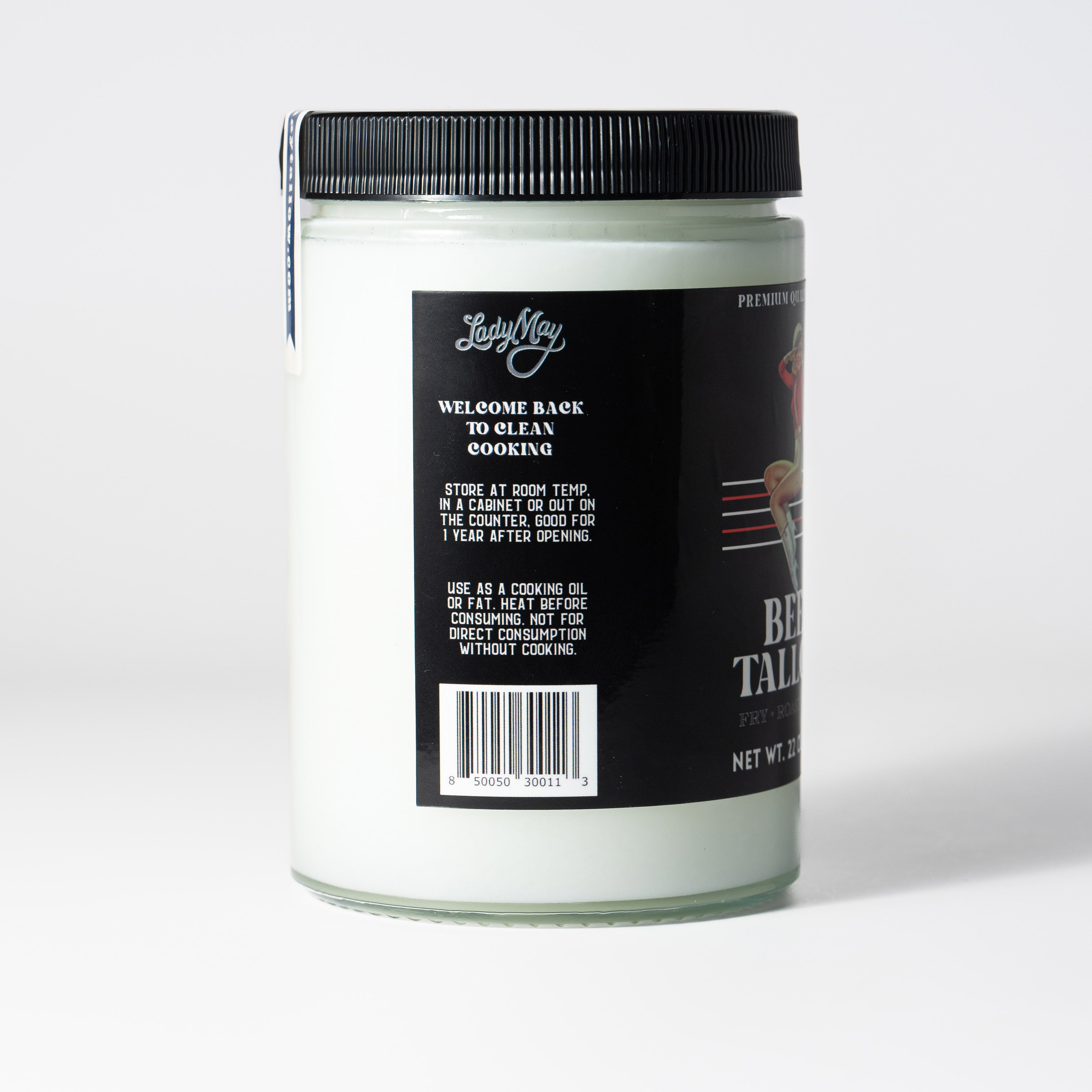 22oz Premium Grass-Fed Beef Tallow | Restaurant-Proven Cooking Fat | Seed Oil-Free by The Lady May, natural skincare detail photo 13