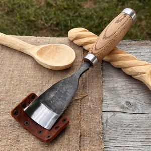 Large Straight Gouge (Rounded Chisel), 10 - 45 mm (0.4 - 1.8 inches)