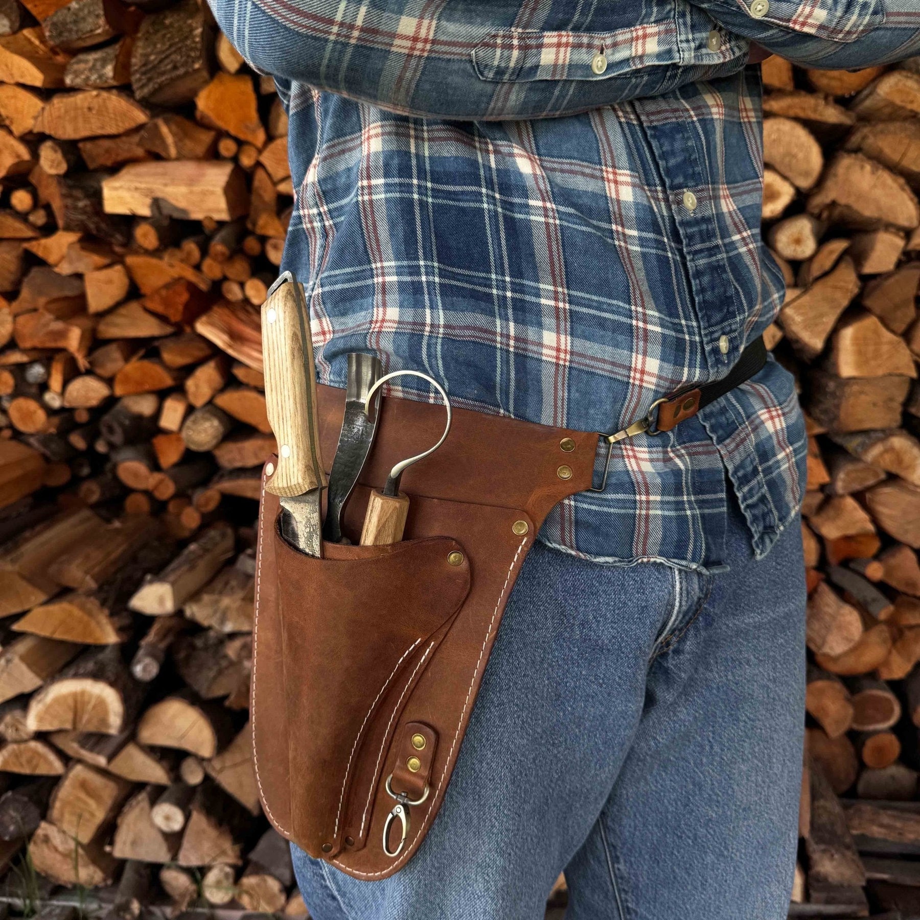 Leather Belt Tool Pouch
