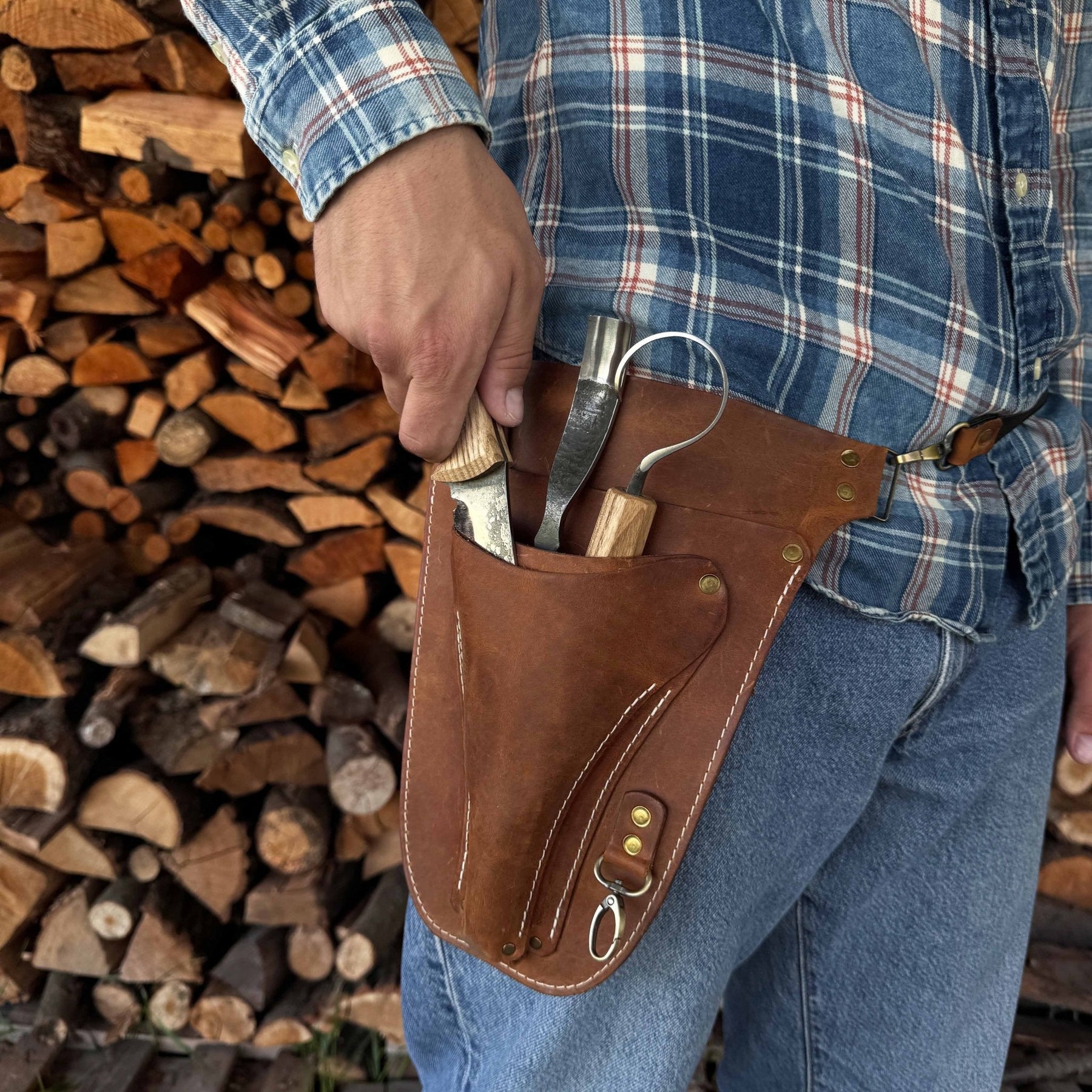 Leather Belt Tool Pouch
