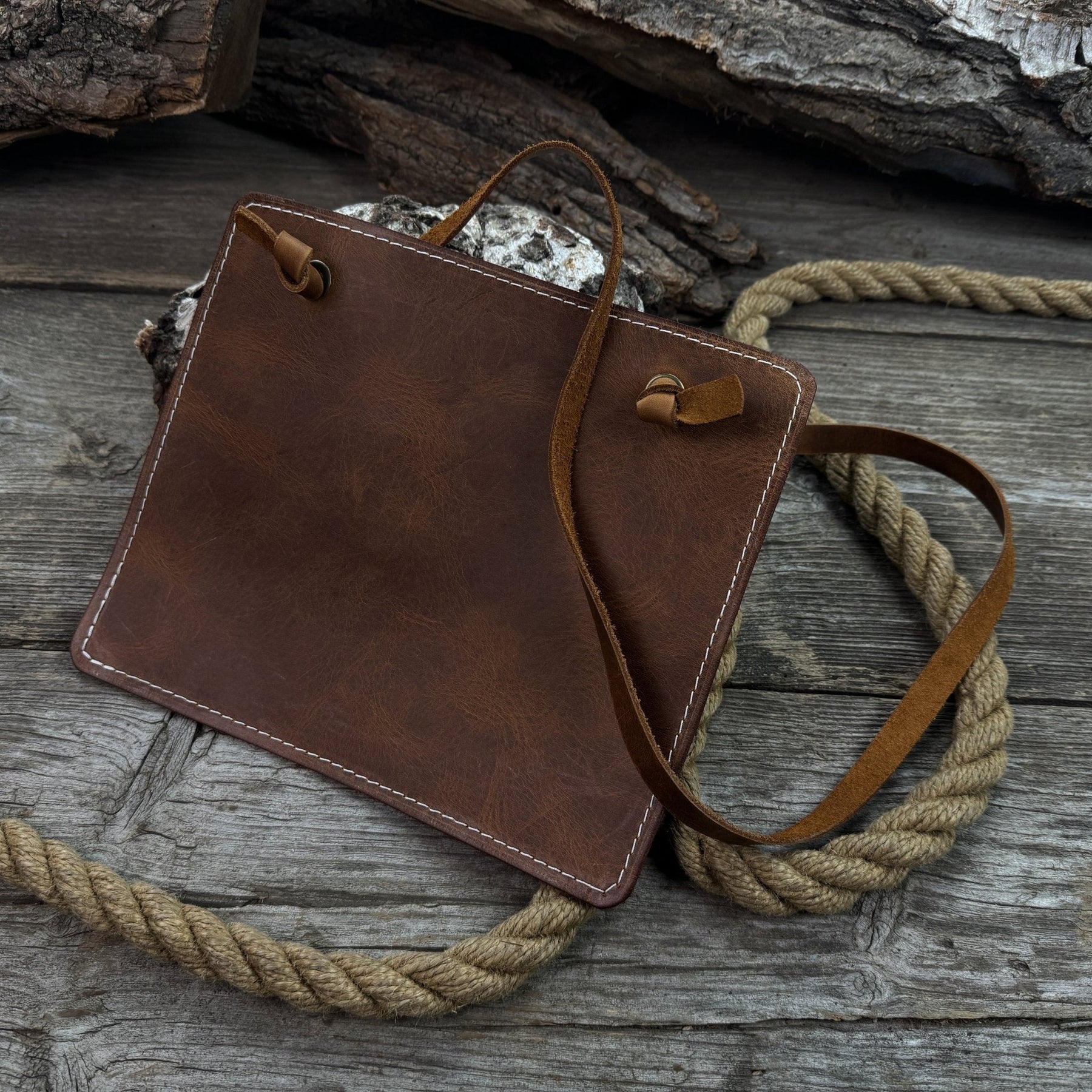 Leather Breast Plate with Belt