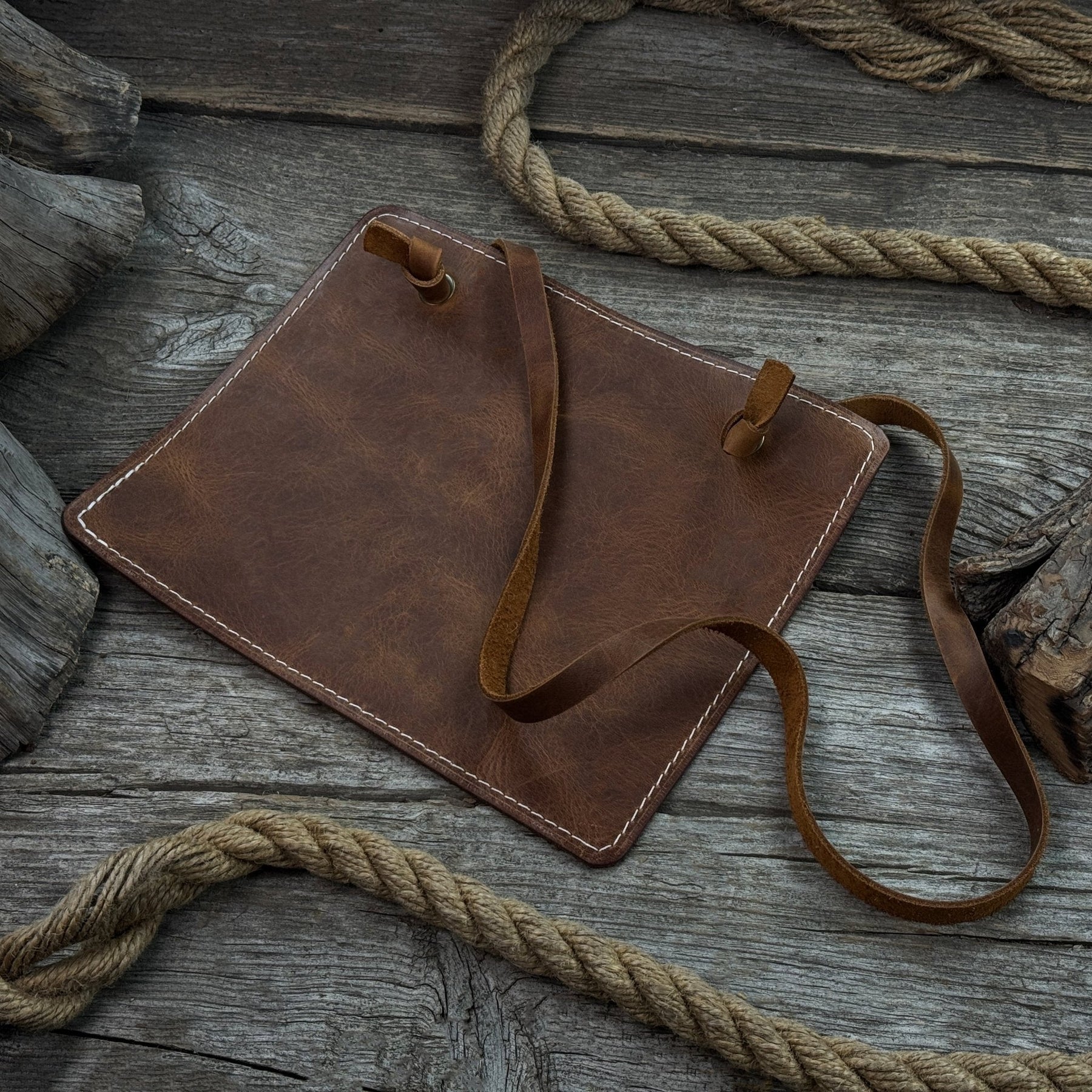 Leather Breast Plate with Belt