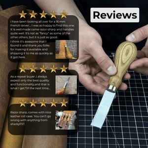 Leather Edge Skiver, 4-16 mm (0.16-0.63 inches)