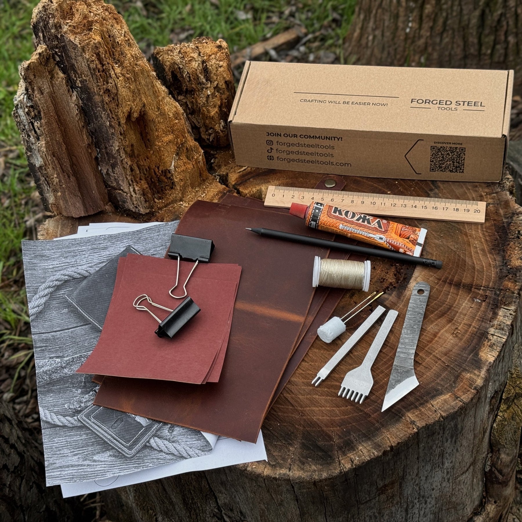 Leather Wallet DIY Kit