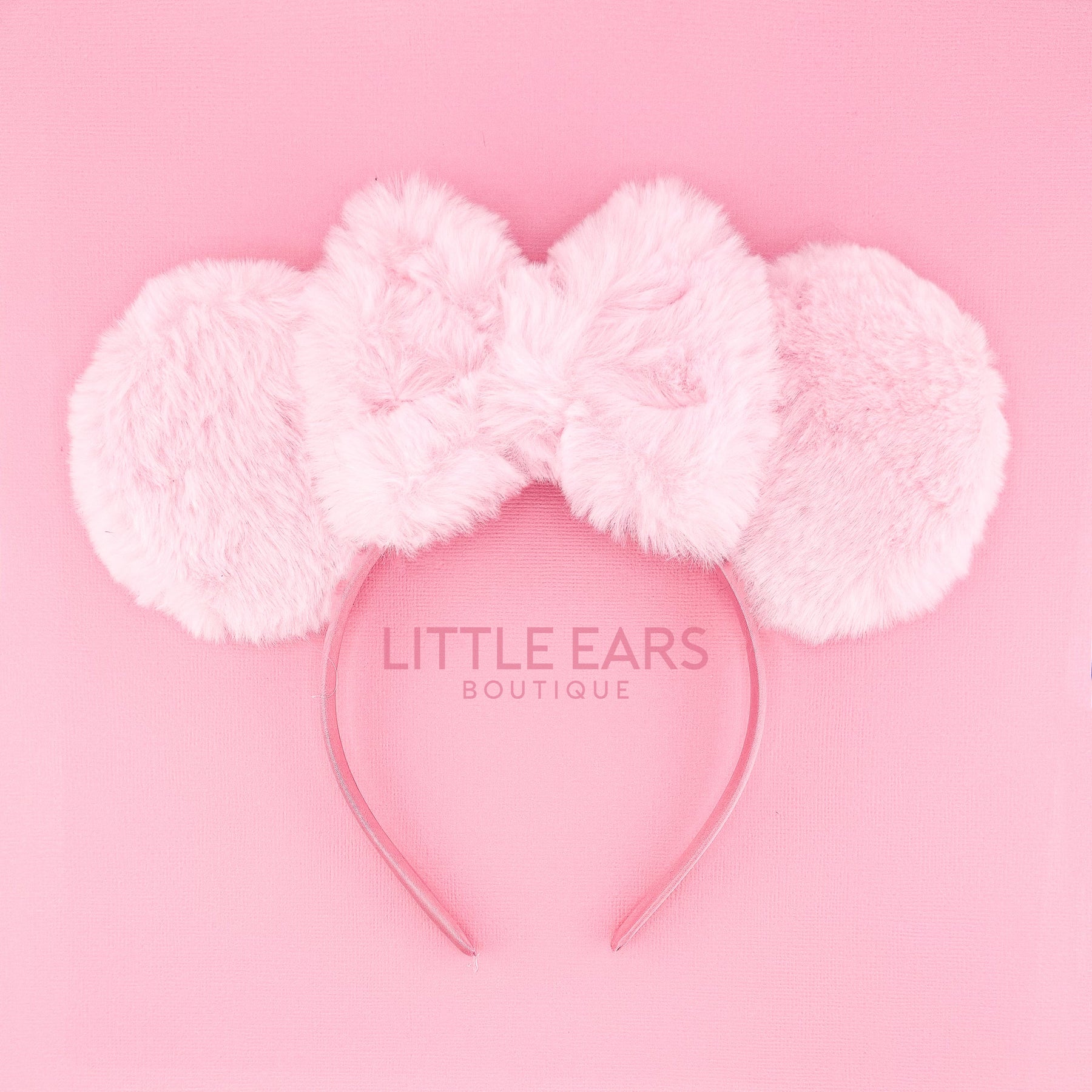 Light Pink Fur Ears by Little Ears Boutique, travel planning service main product photo
