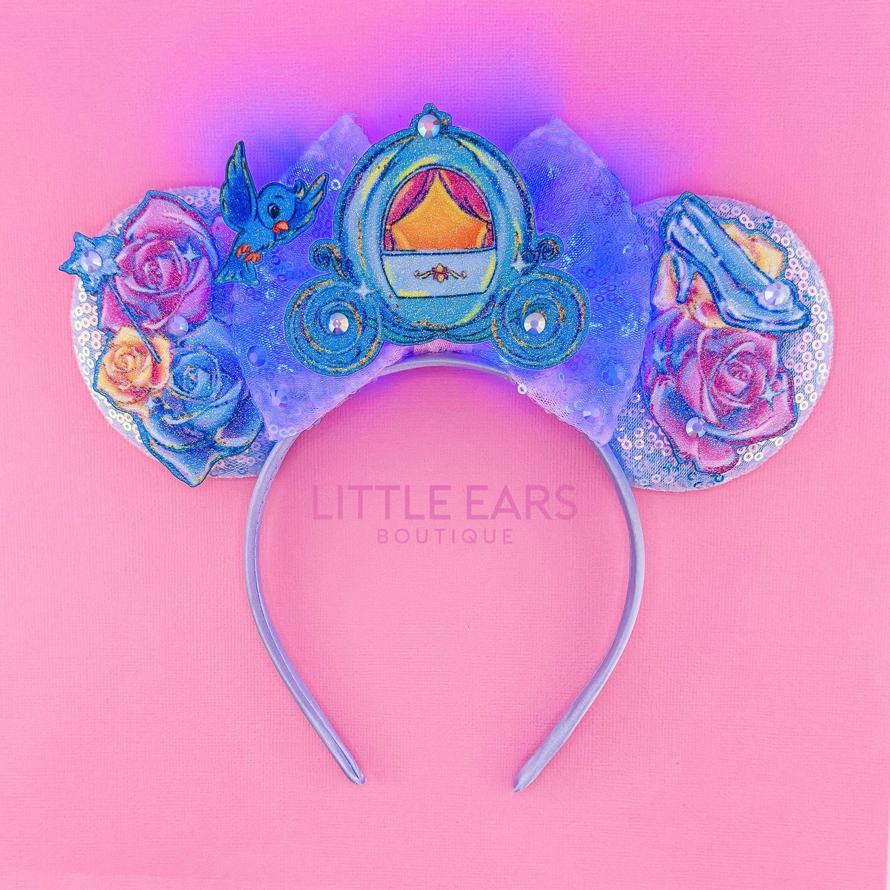 Light Up Enchanted Carriage Ears by Little Ears Boutique, travel planning service main product photo