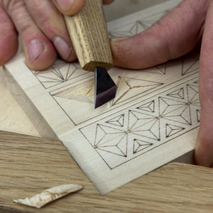 Linden Wood Carving Board with Pre-Drawn Pattern