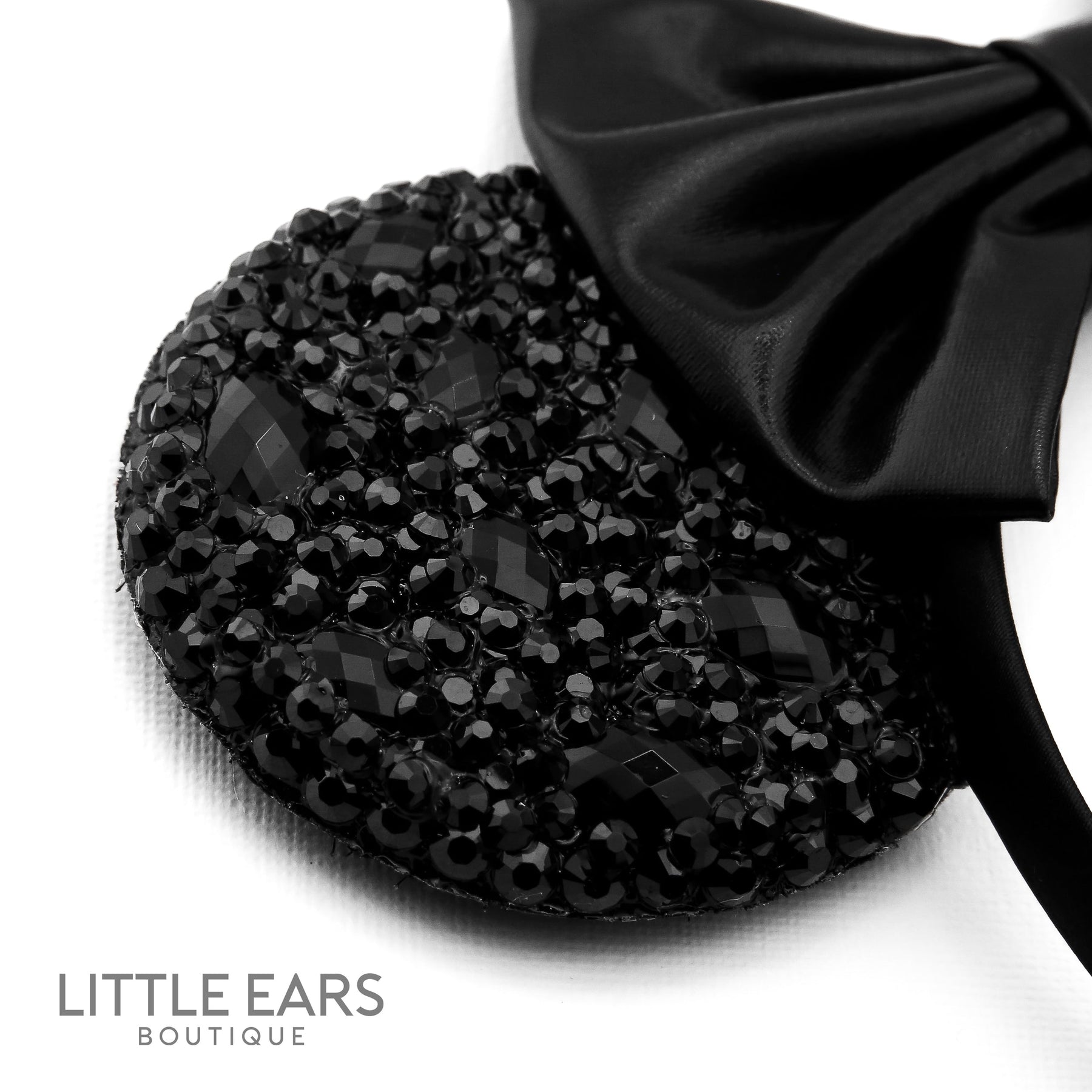 Deep Black Sparkle Ears by Little Ears Boutique, travel planning service detail photo 2