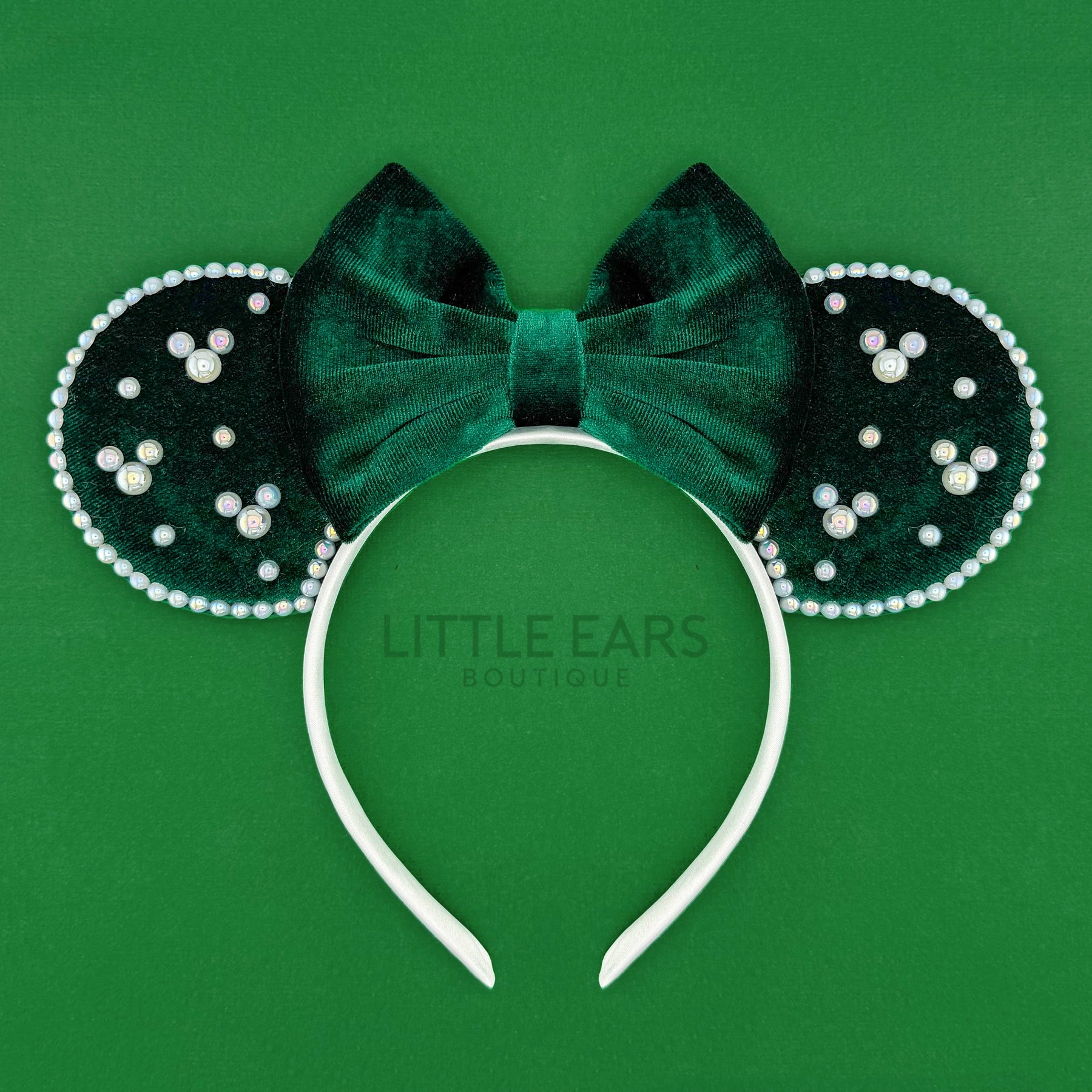 All Forest Pearls Ears by Little Ears Boutique, handmade jewelry main product photo